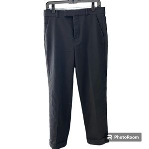 Zara crop pant with cuff hem. Size 6 Women’s